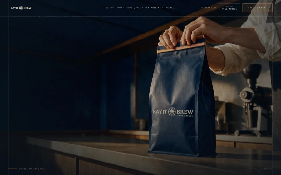 Bayit Brew coffee house film experience